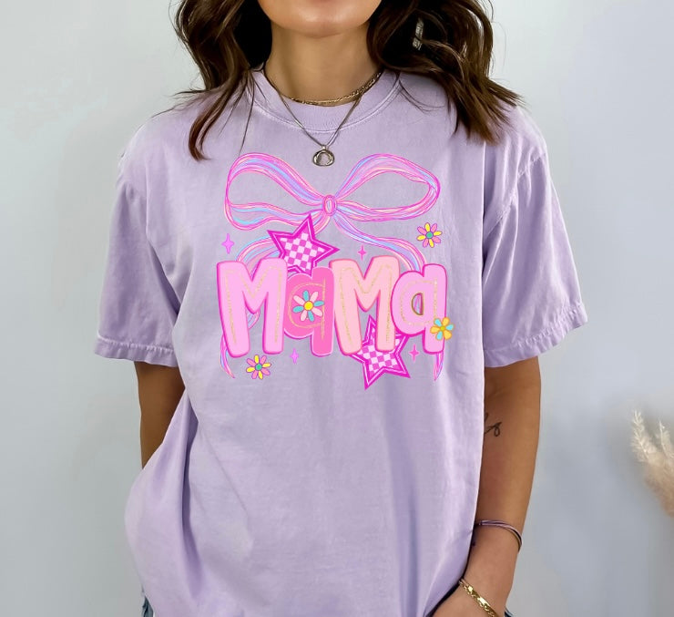R♡mama Mama Stars Purple Unisex Graphic Tee – The Infinity Boutique By Kait