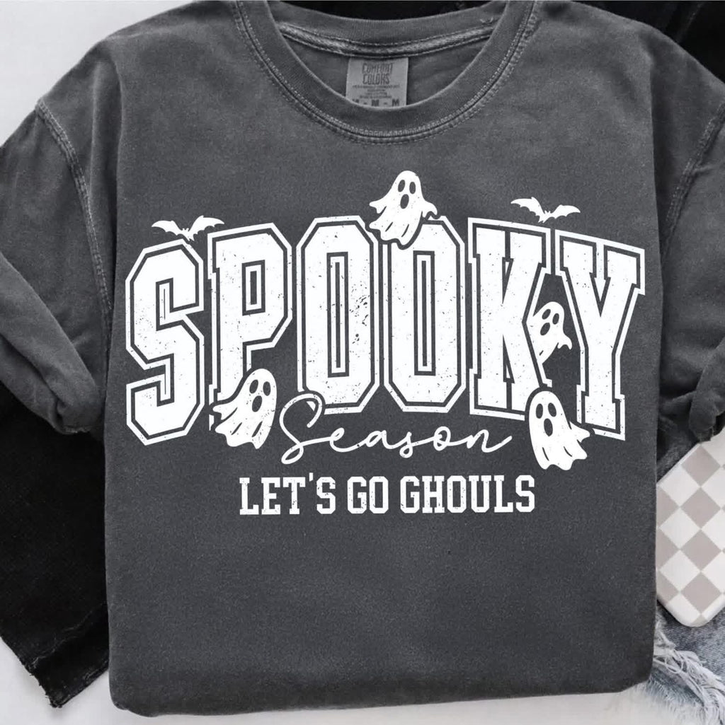 Spooky Let’s Go Ghouls Pepper Cotton T-Shirt