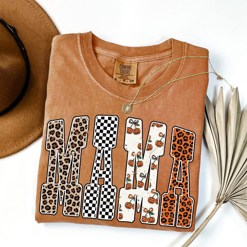 Mama Fall Yam Cotton T-Shirt