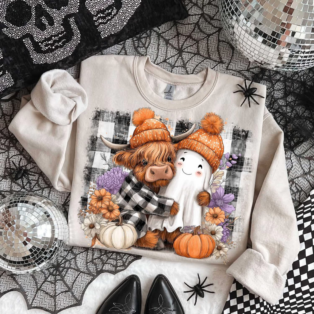 Ghostie Highland Fall Sand Unisex Sweatshirt