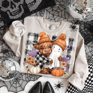Ghostie Highland Fall Sand Unisex Sweatshirt