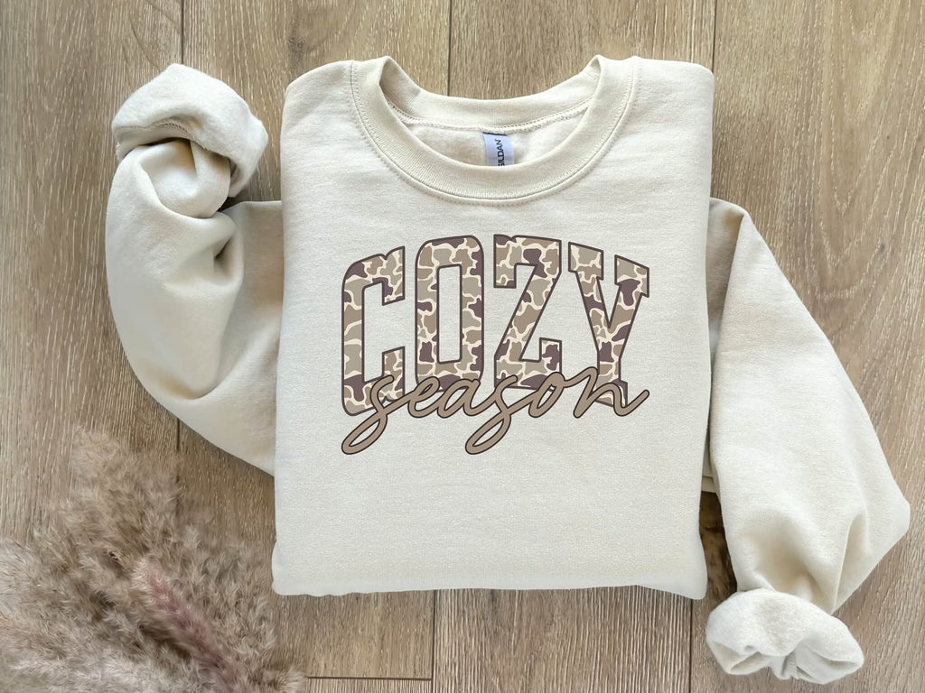 Cozy Season Camo Sand Unisex Sweatshirt
