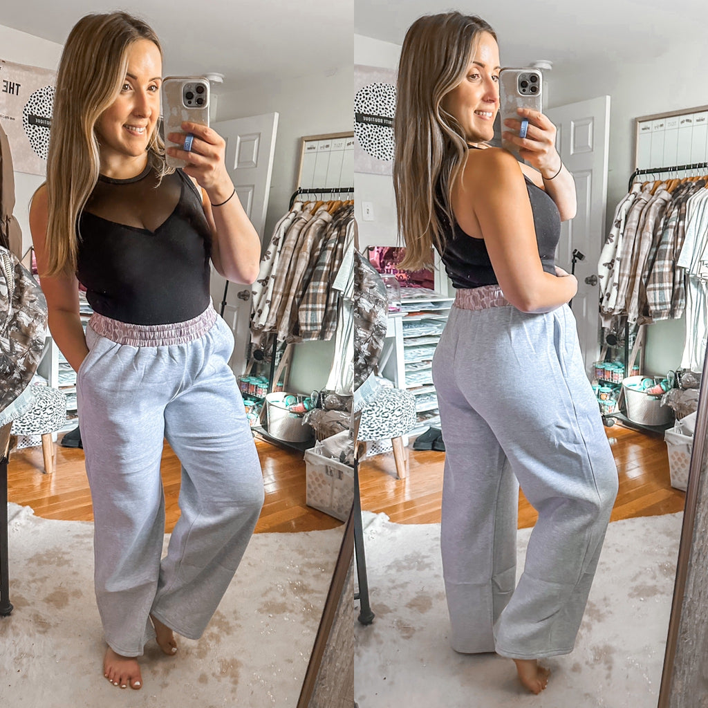 The Frankie Duck Camo Gray Sweatpants