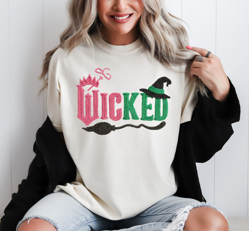 Faux Knit Wicked Tan Unisex Cotton T-Shirt