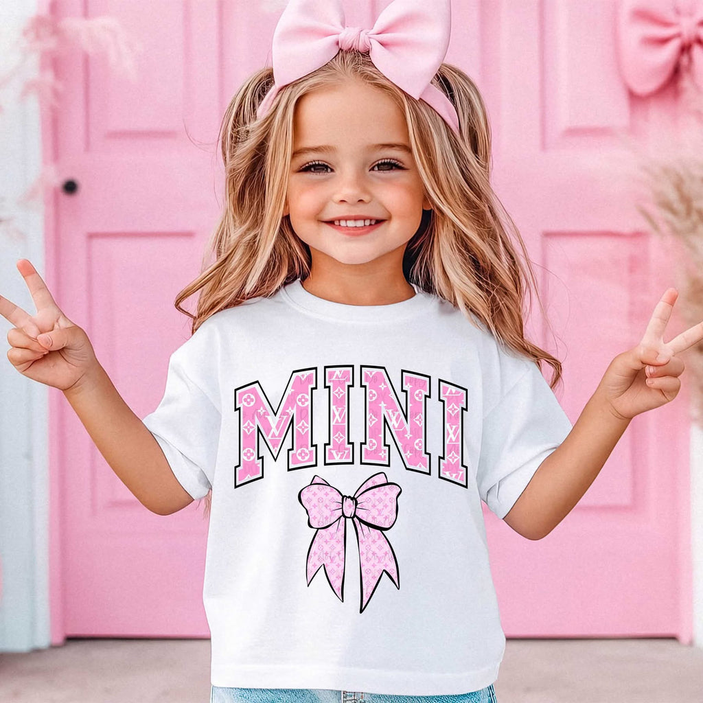 Boujee Mini White TODDLER/YOUTH T Shirt