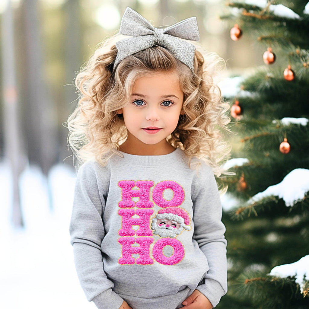 Ho Ho Ho Gray TODDLER/YOUTH Sweatshirt