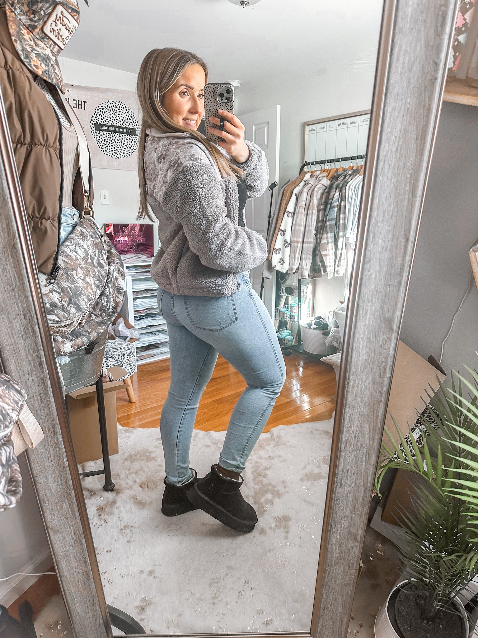 Into The Wilderness Camo Sherpa Jacket