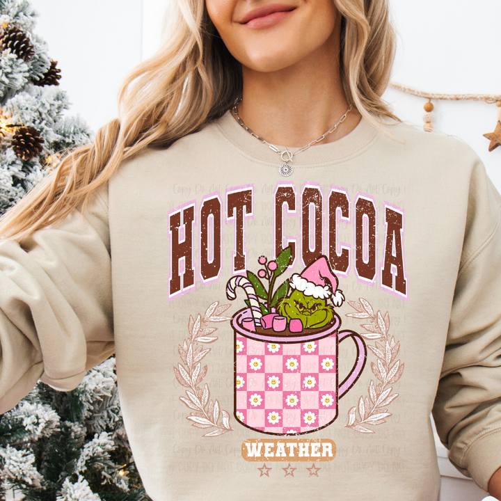 Hot Cocoa Weather Sand Unisex Sweatshirt