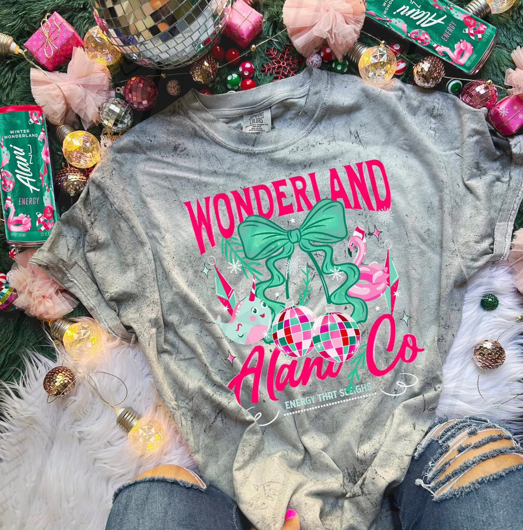 Wonderland Co. Smoke Wash Unisex Cotton T-Shirt