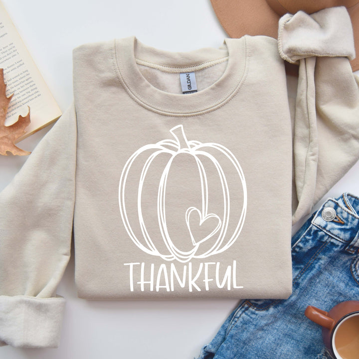 Thankful Pumpkin Sand Unisex Sweatshirt