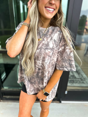 PREORDER The Brooks Dark Camo Oversized Tee