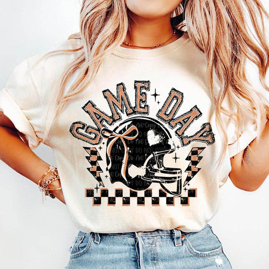 Game Day Tan Cotton T-Shirt