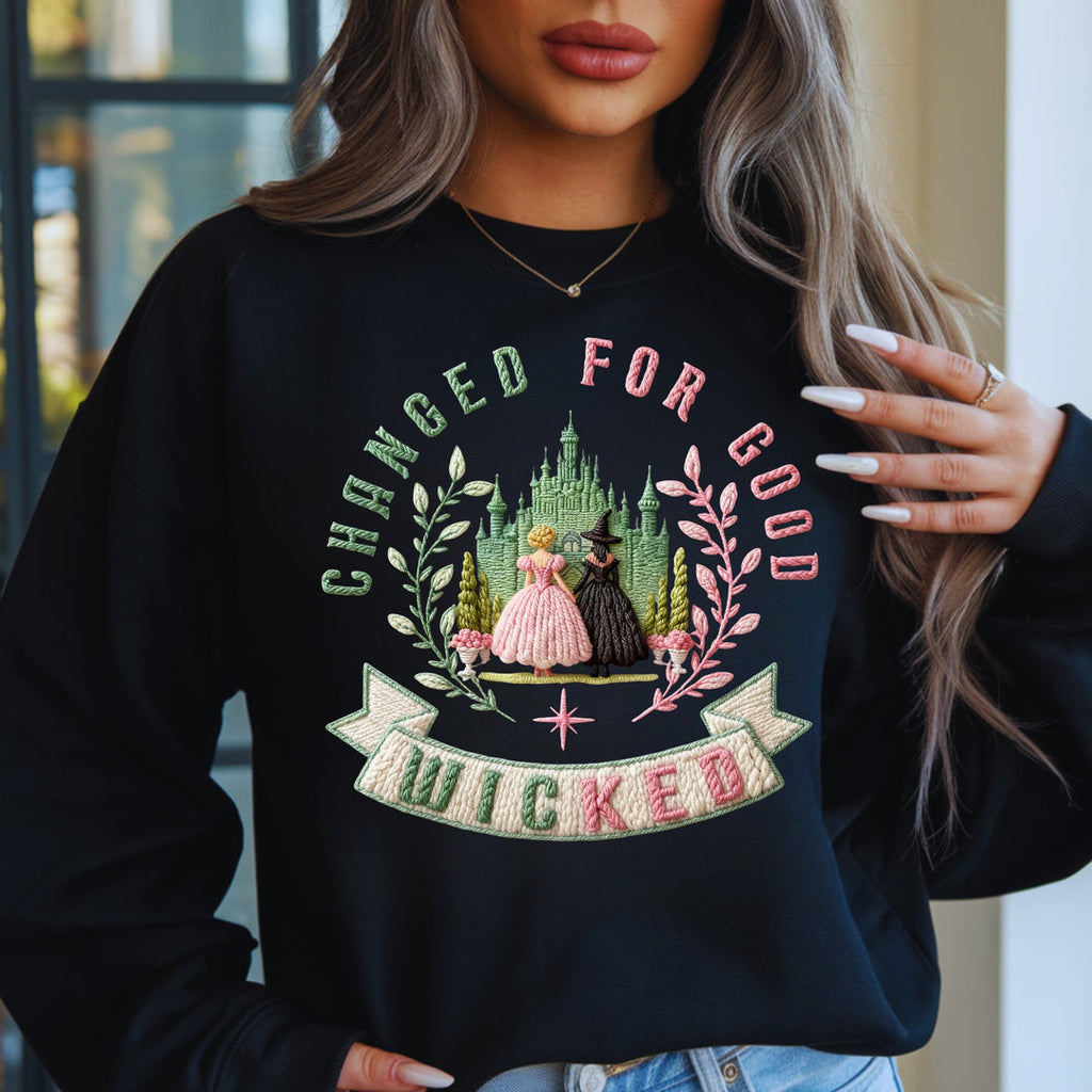 Changed For Good Black Unisex Sweatshirt