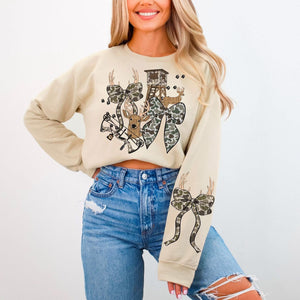 Hunting Babe Camo Sand Unisex Sweatshirt