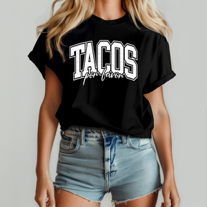 Tacos Por Favor Black Unisex T-Shirt