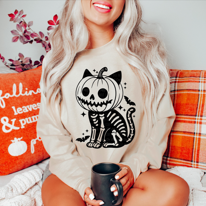 Spooky Cat Sand Unisex Sweatshirt
