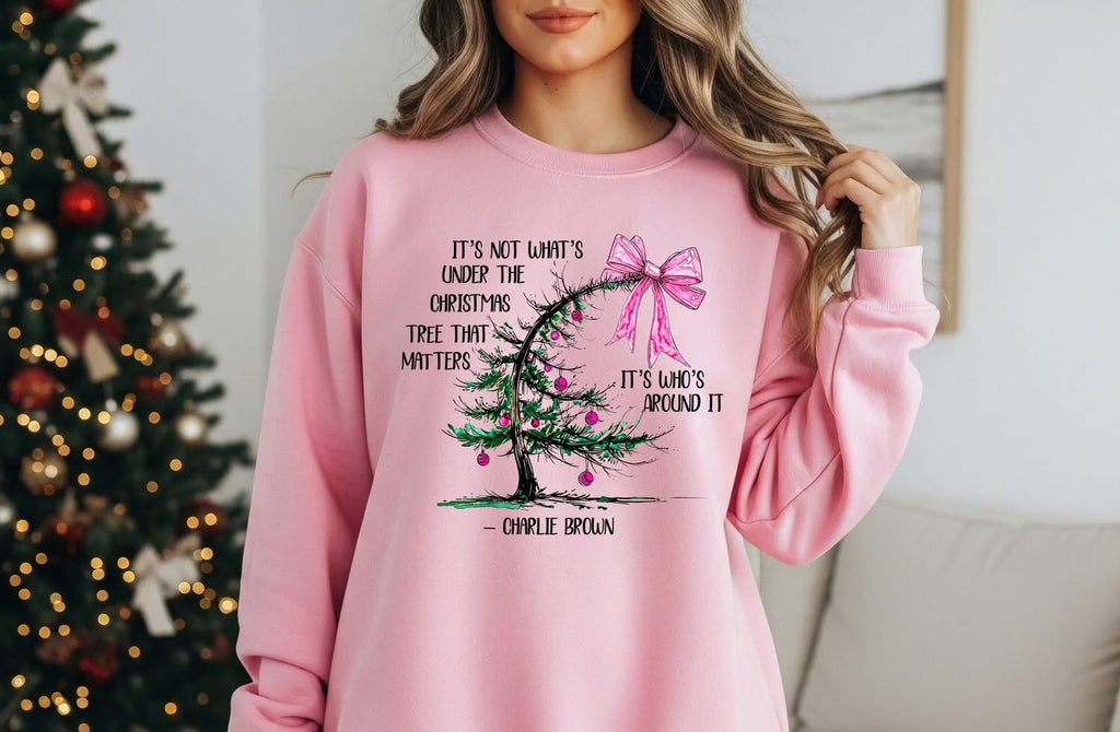 Charlie Tree Pink Unisex Sweatshirt