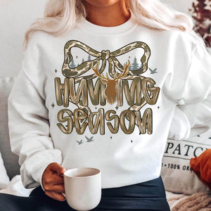 Hunting Season White Unisex Sweatshirt