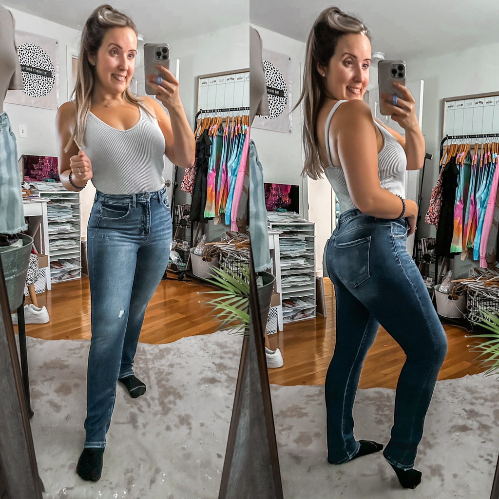 Unkept Secrets Risen High Rise Tummy Control Skinny Denim