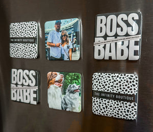Infinity Boutique Boss Babe Logo Magnet