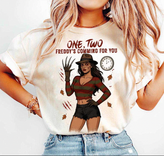 One Two Freddy Tan Unisex Cotton T-Shirt