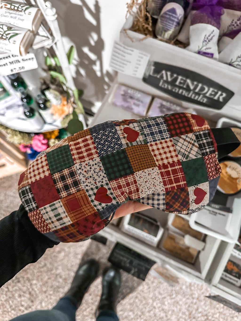 Country Patchwork Lavender & Eucalyptus Eye Mask