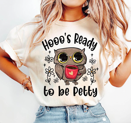 Hooos Ready Tan Unisex Cotton T-Shirt