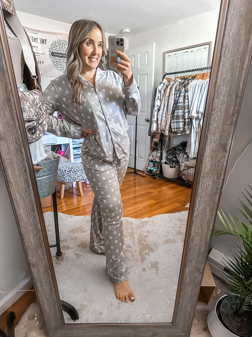The Denver Green Floral 2PC Lounge Set