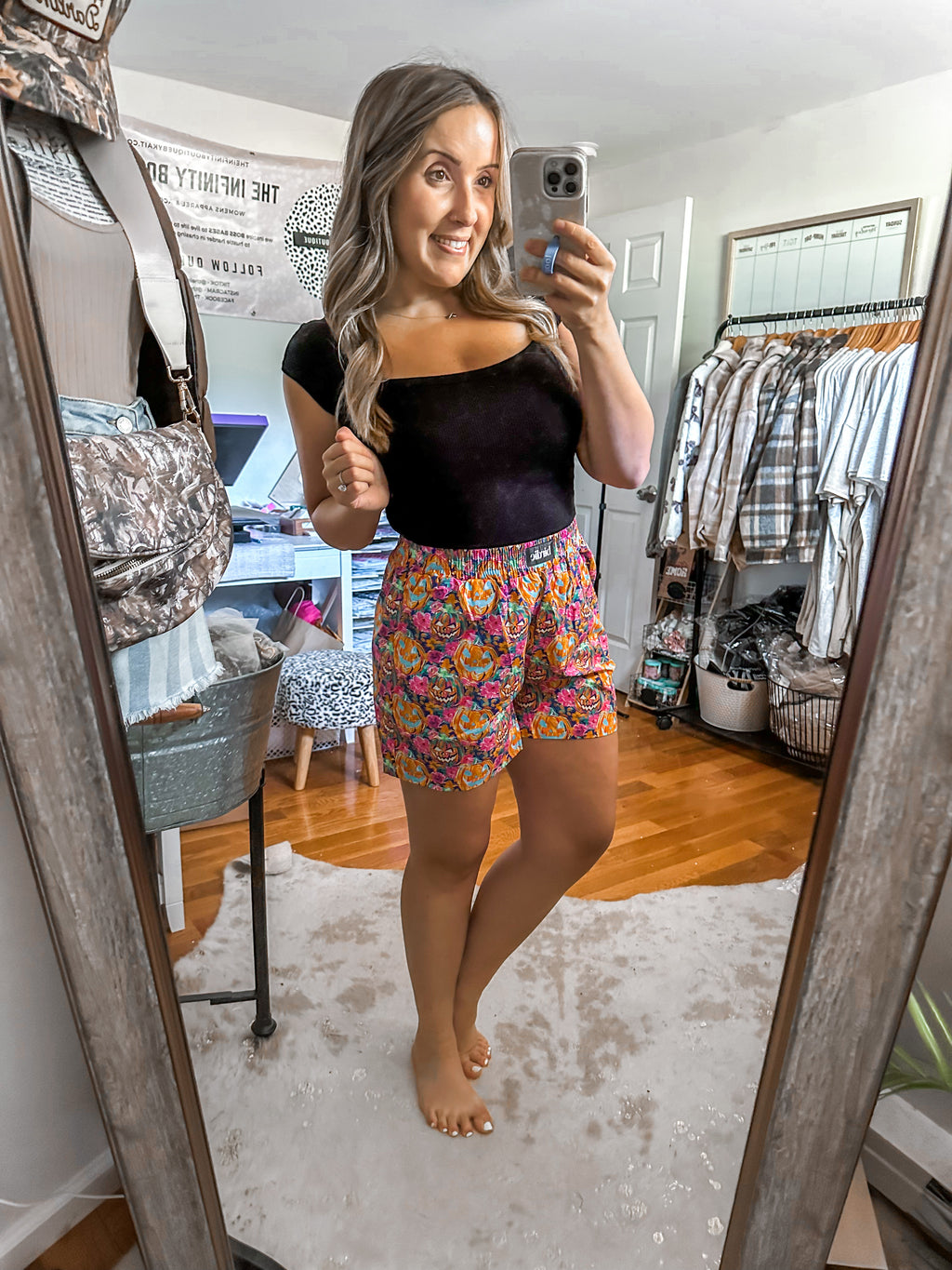 Colorful Pumpkin Boxer Shorts