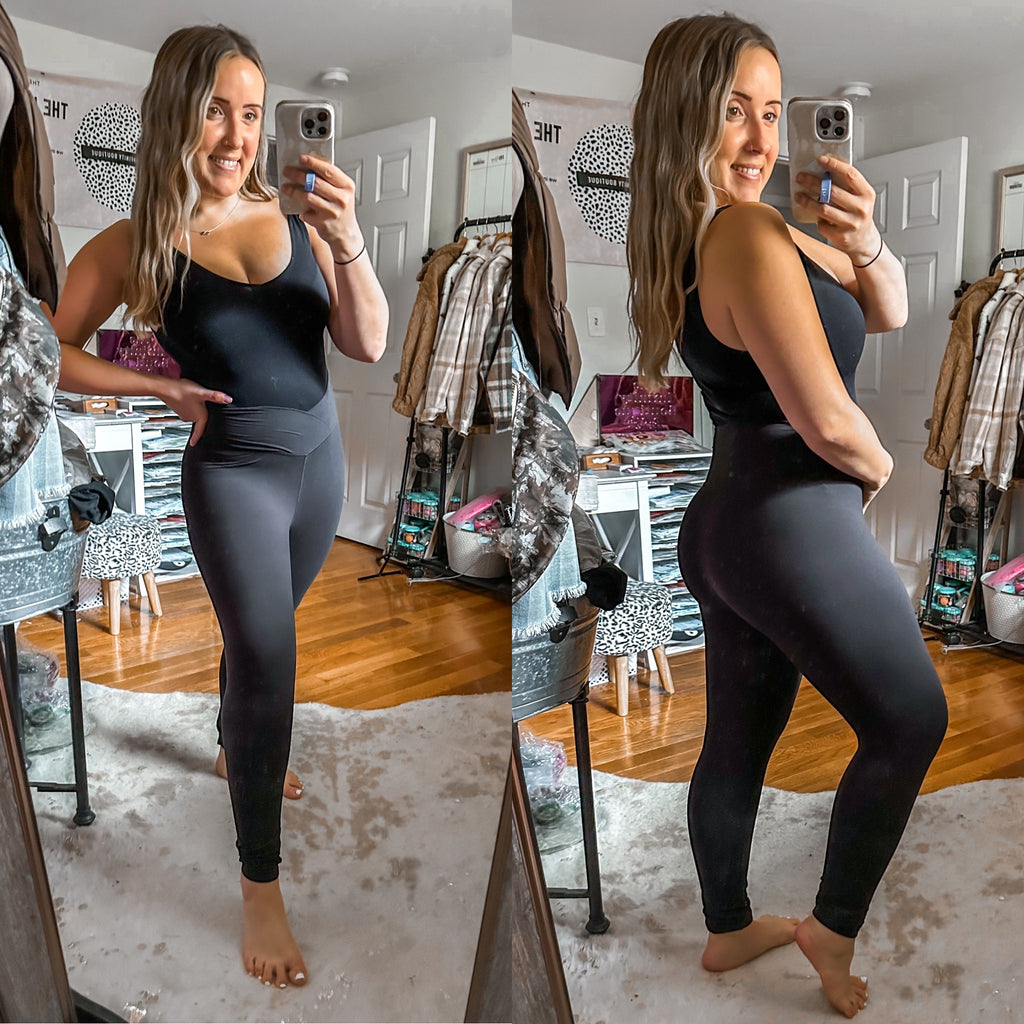 The Butter Basics Black High Waist Leggings