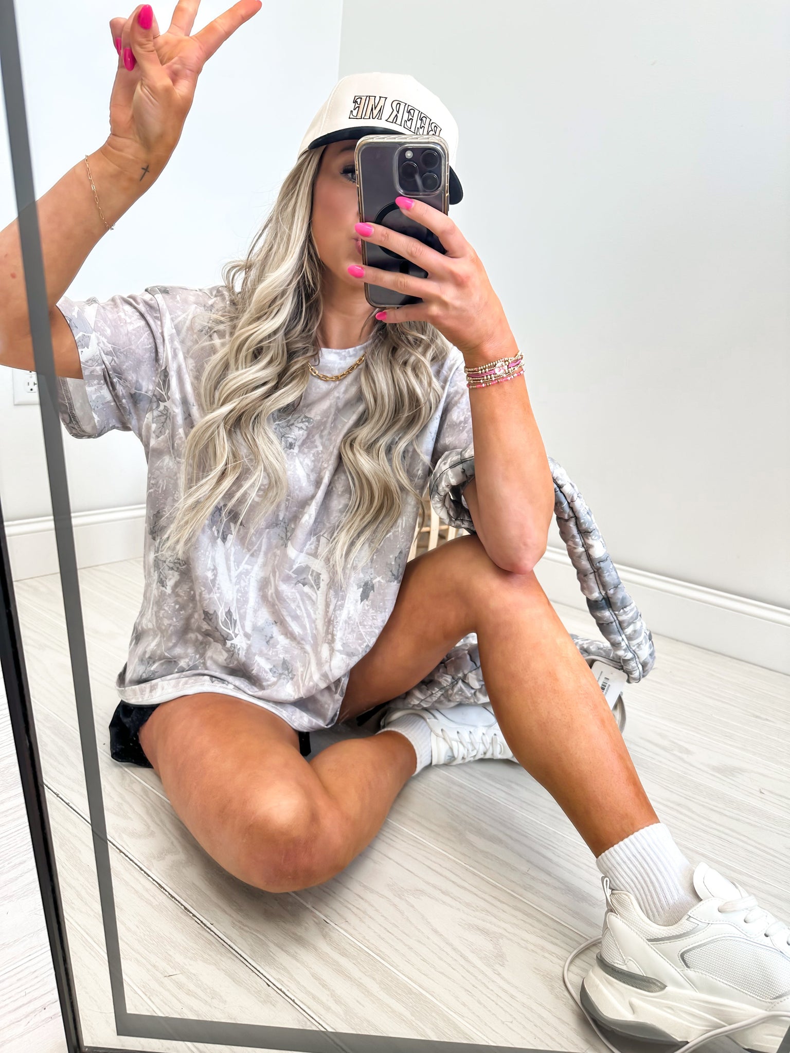 The Easton Light Camo Oversized Tee
