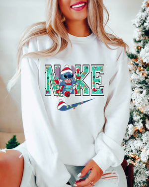 Holiday Swoosh STCH White Unisex Sweatshirt