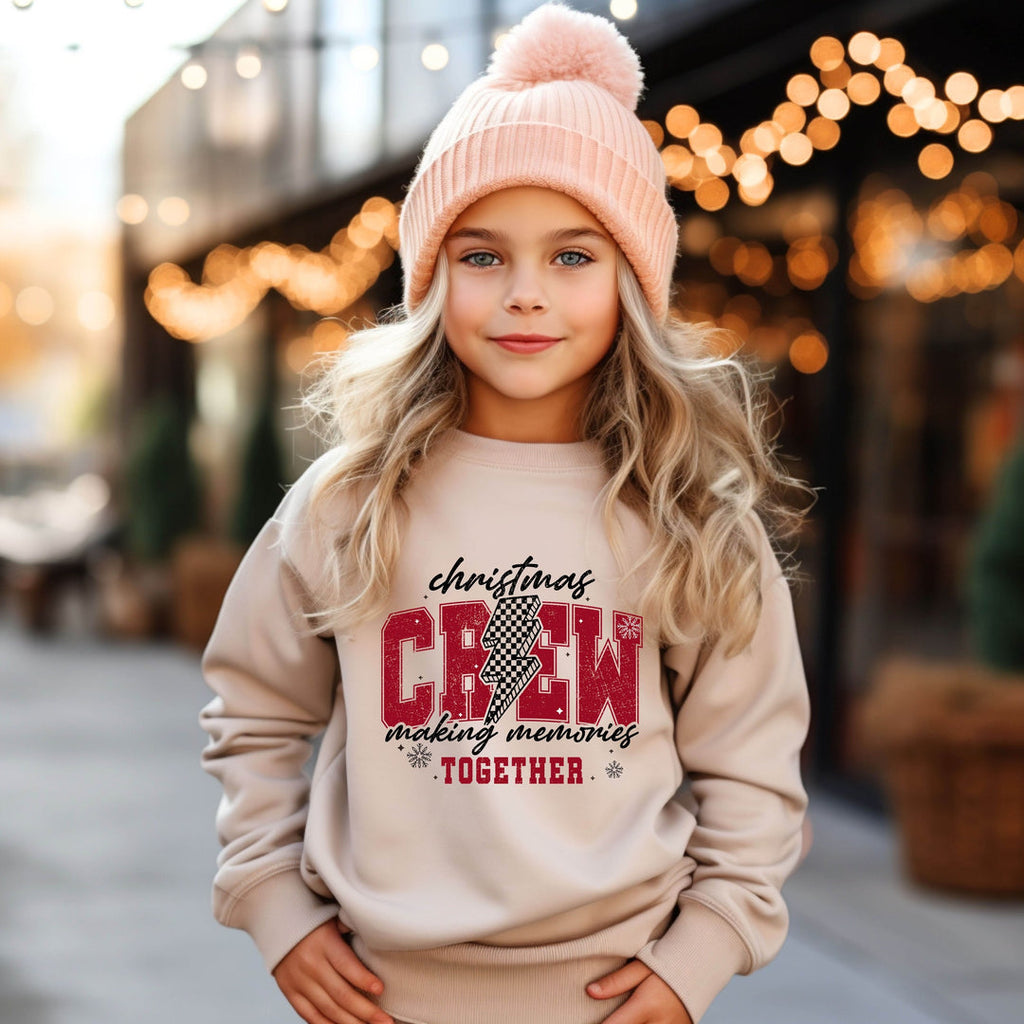 Christmas Crew Natural TODDLER/YOUTH Sweatshirt