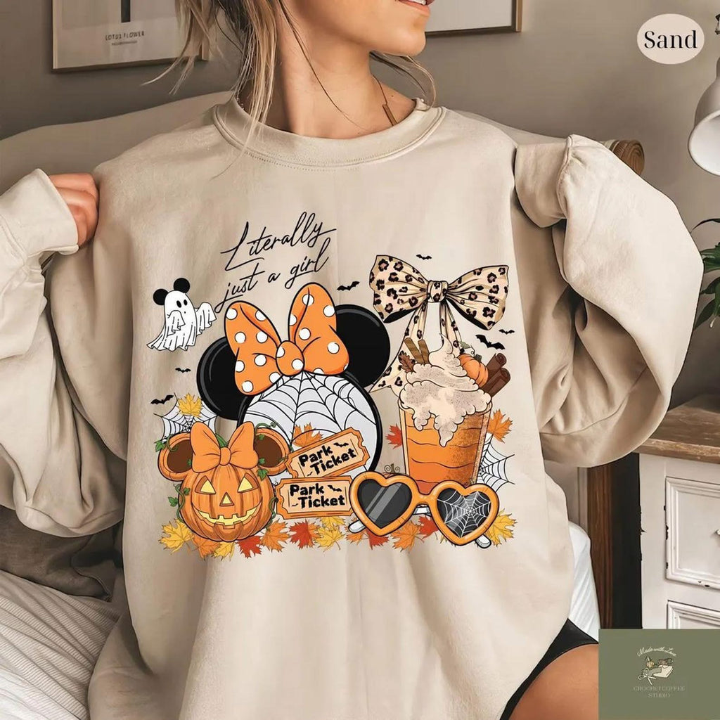 Literally Just A Girl Fall Sand Unisex Sweatshirt