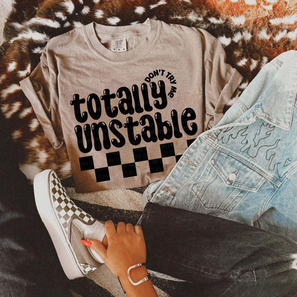 Totally Unstable Brown Unisex T Shirt