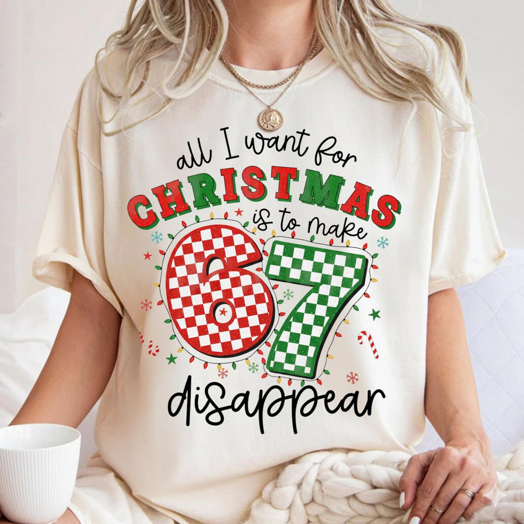 6 7 To Dissappear Tan Unisex Cotton T-Shirt