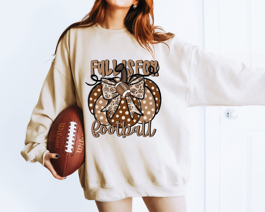 Fall Is For Football Sand Unisex Sweatshirt