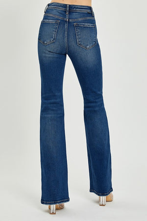 Easy Target Risen High Rise Bootcut Denim Jeans