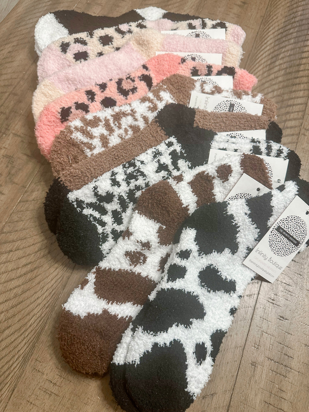 Wild Side Sunday Funday Fuzzy Socks