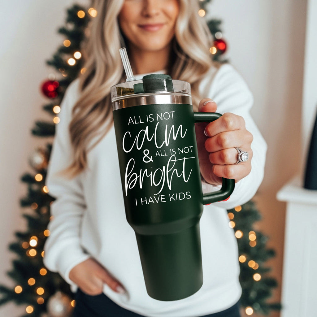 Calm & Bright 40OZ Insulated Travel Mug