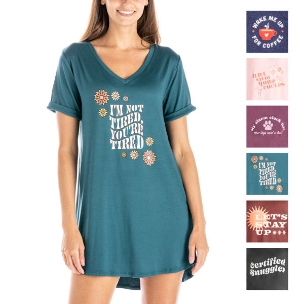 I’m Not Tired You’re Tired Sleep Shirt Set