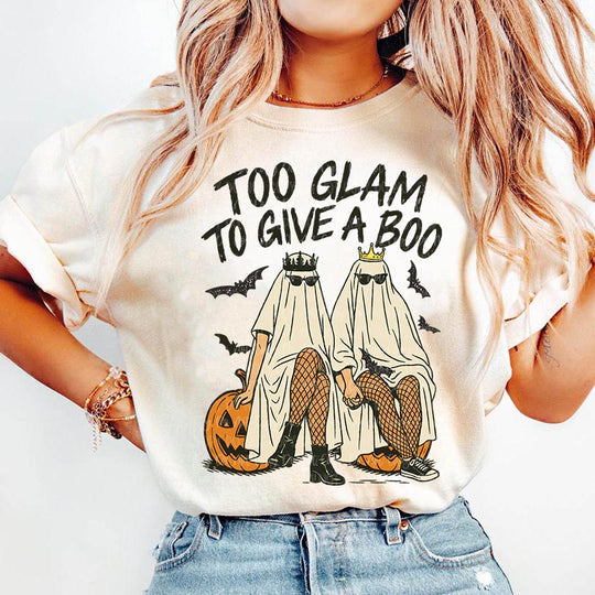 Too Glam Tan Unisex Cotton T-Shirt