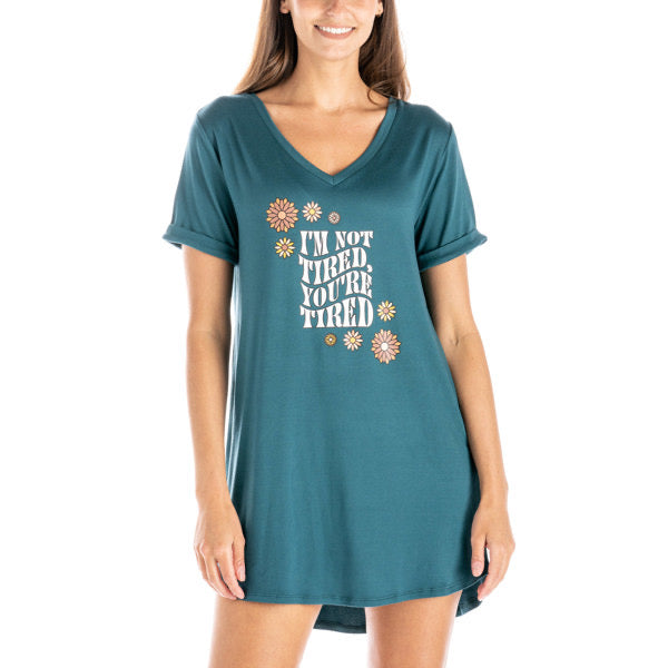 I’m Not Tired You’re Tired Sleep Shirt Set