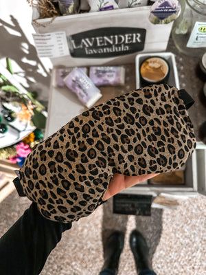 Cheetah Lavender & Eucalyptus Eye Mask