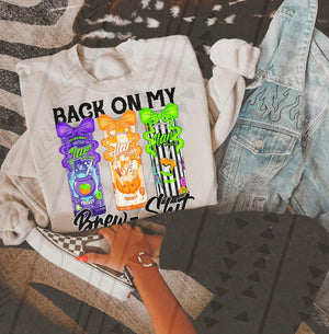 Back On My Brew Shit Sand Unisex Sweatshirt