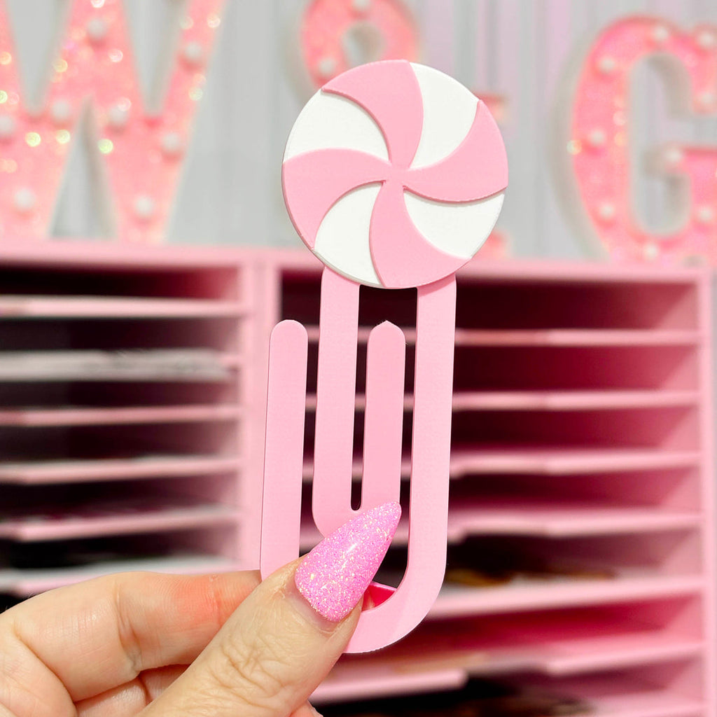 Candy Swirl Pink Bookmark