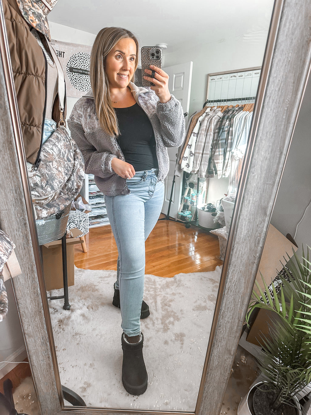 Into The Wilderness Camo Sherpa Jacket