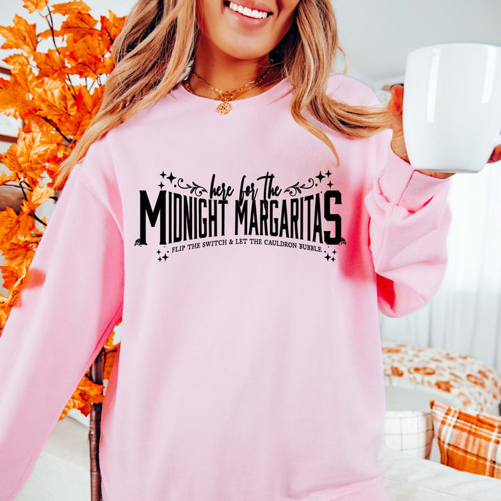 Midnight Margaritas Light Pink Unisex Sweatshirt
