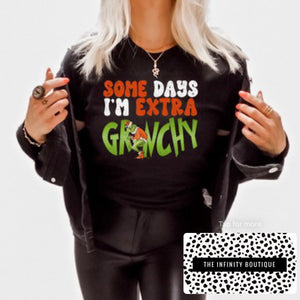 Extra GRNCHY Black Unisex T Shirt