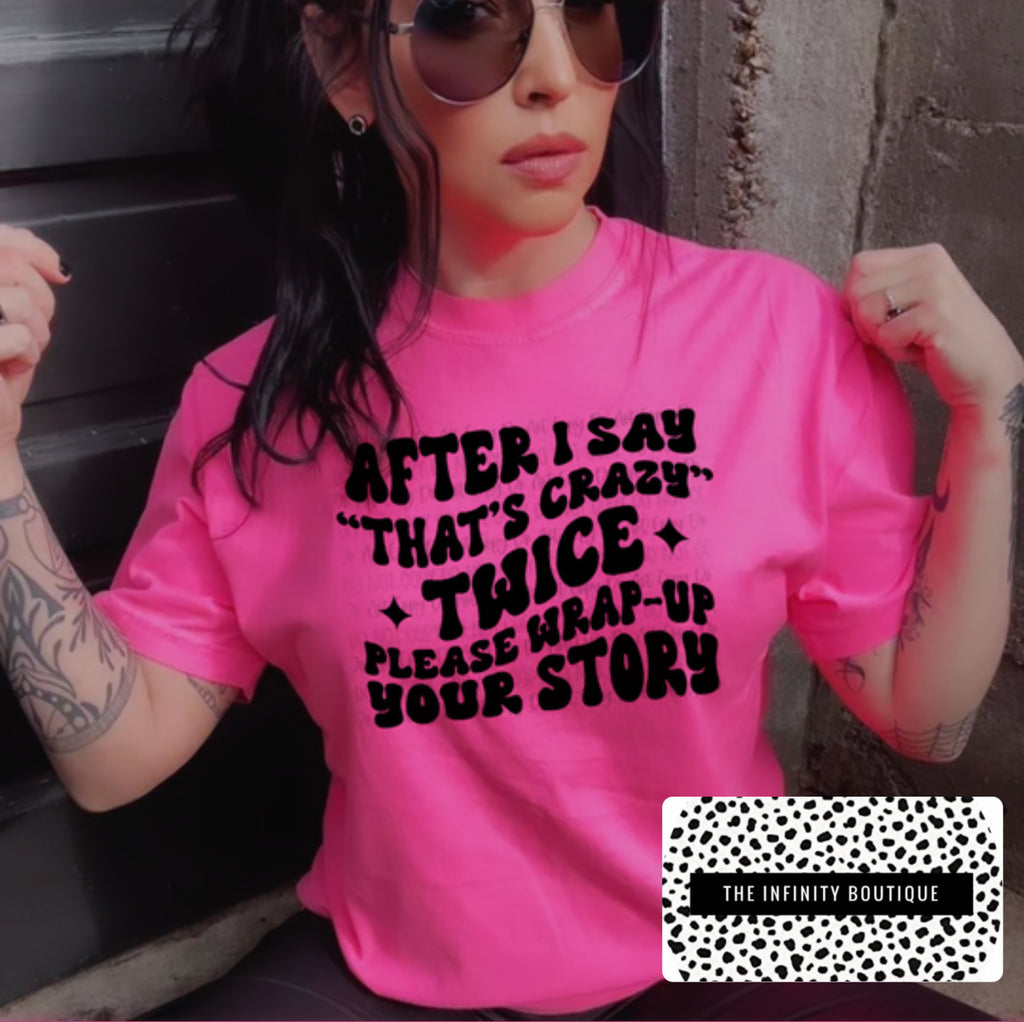 PREORDER That’s Crazy Pink Unisex Cotton T-Shirt